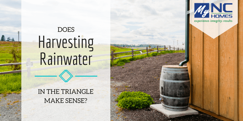rainwater harvesting in durham, cary, and chapel hill